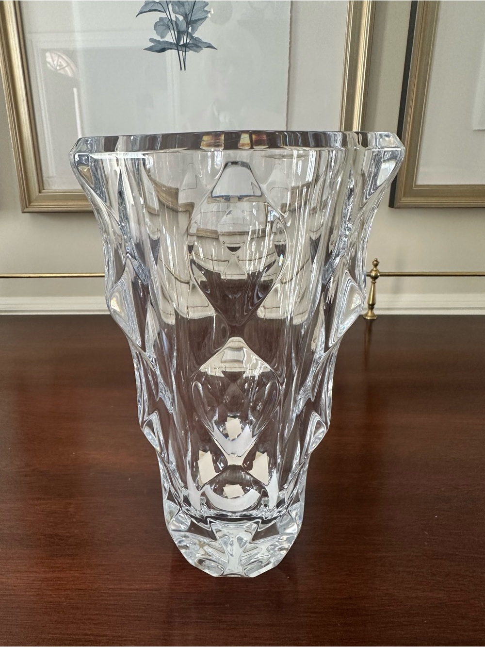 Lenox Ovations 9” Lead Crystal Decorative Vase New in Box- Elegant Home Accents